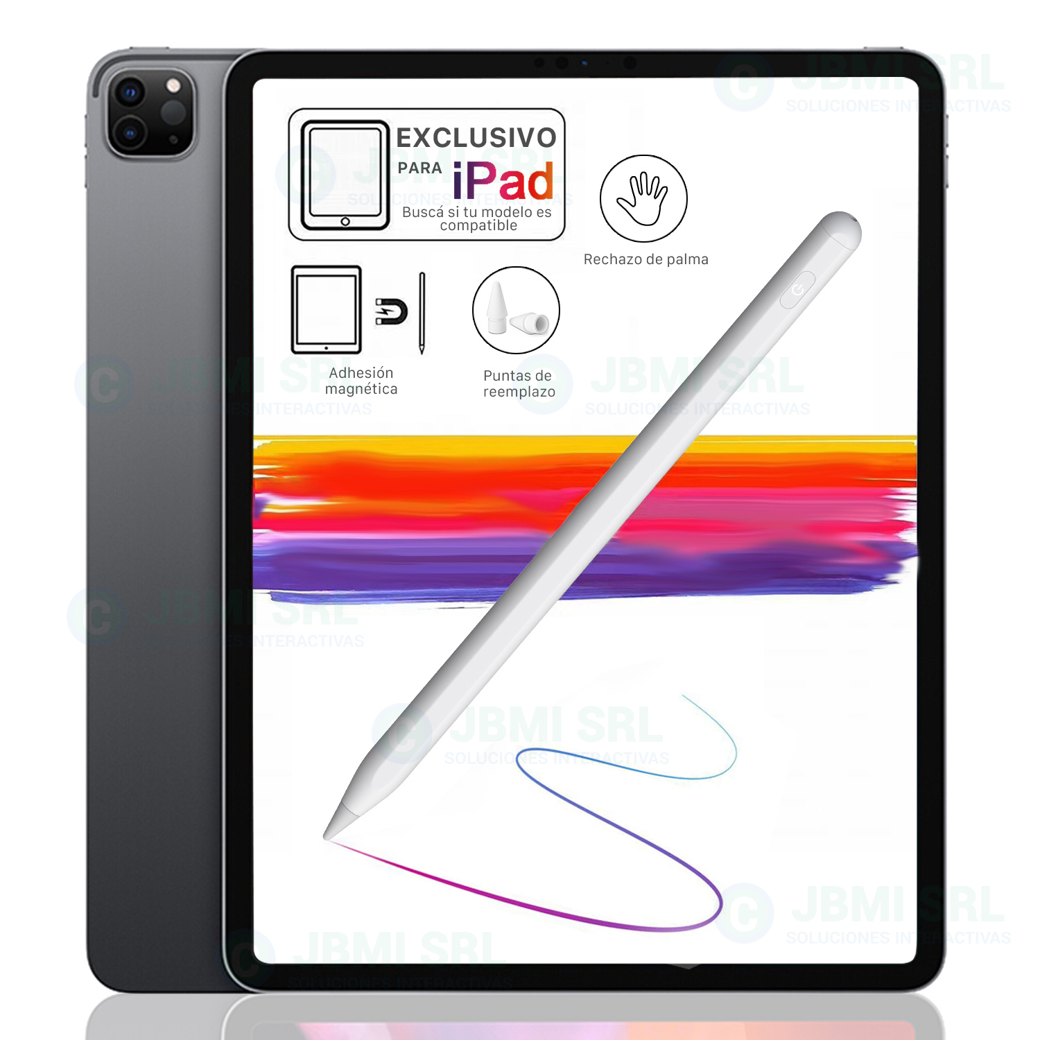 Lapiz Óptico Activo Apple iPad Pencil Dibujos Stylus Pro – CUATICO